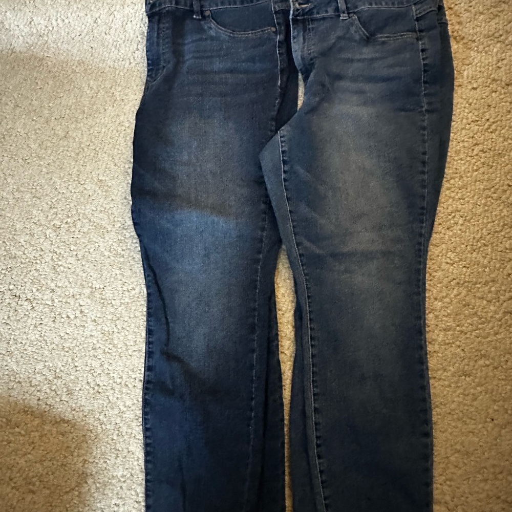 d. jeans 2 pair of Dark Blue Straight Leg Women's Jeans